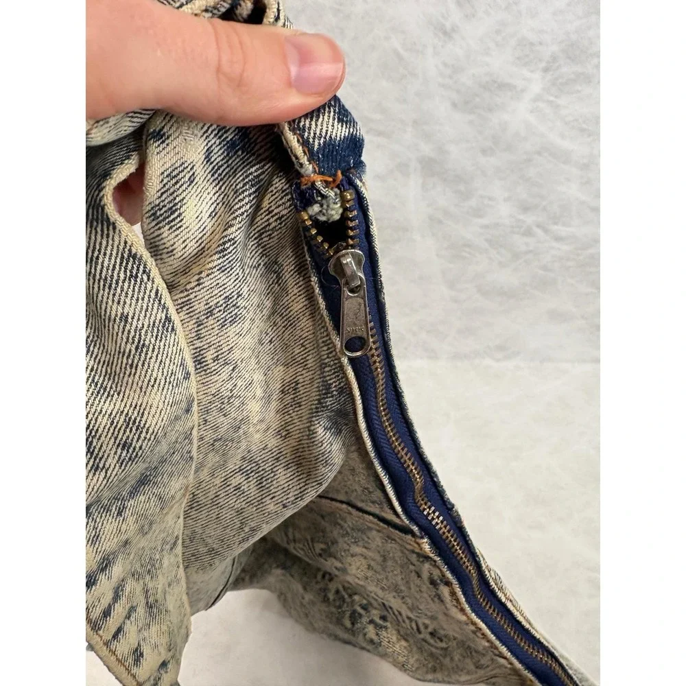 Vintage Y2K 90s Acid Wash Denim Hobo Bag Shane's Logo Retro‎ Slouchy Shoulder
